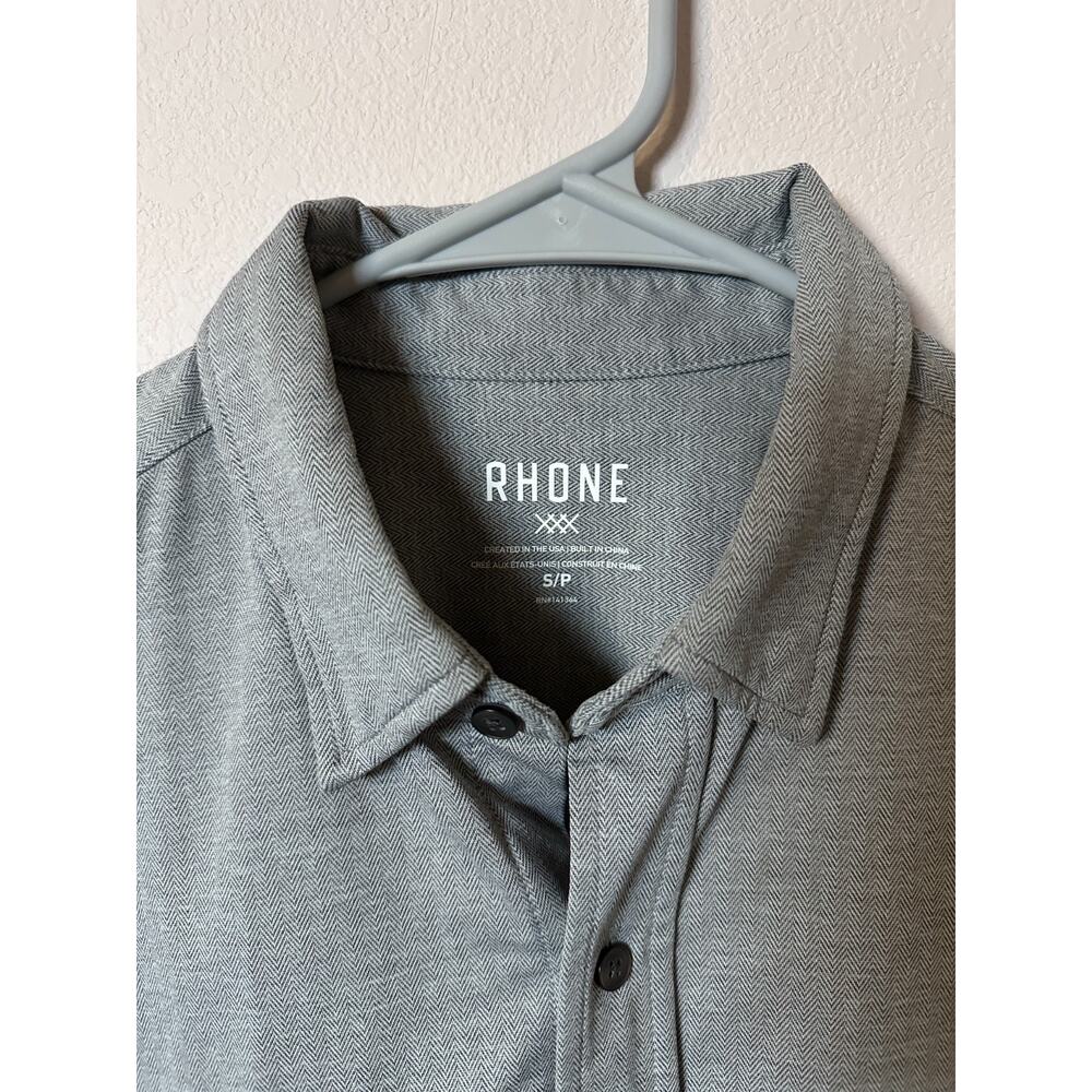 Rhone mens size small Commuter shirt gray long sleeve button down - Picture 2 of 6